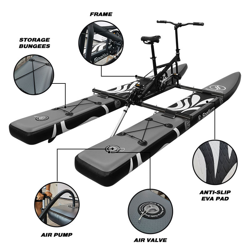 How to assemble a water bike and repair and maintain it.