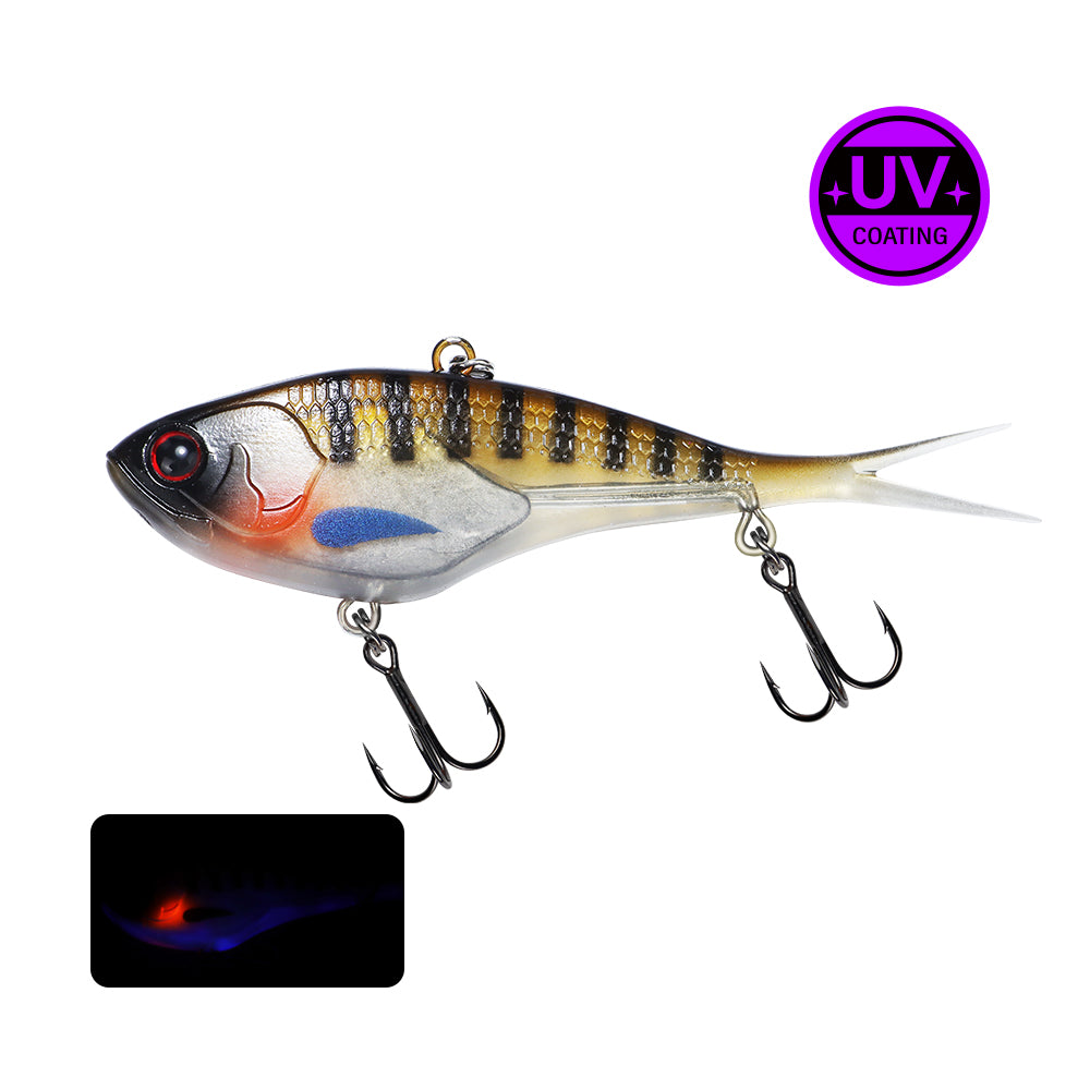 Tremor 3D fish eyes Soft TPE Vibration Trolling fishing lure