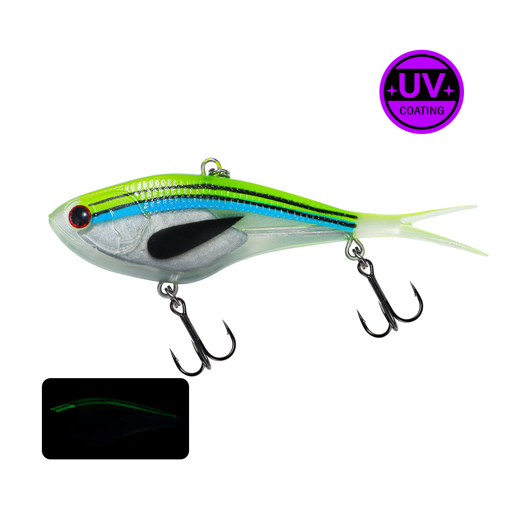 Tremor 3D fish eyes Soft TPE Vibration Trolling fishing lure