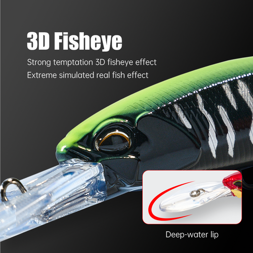 Floating Jerkbait Bass Fishing Lure Freshwater/Saltwater Trout Pike