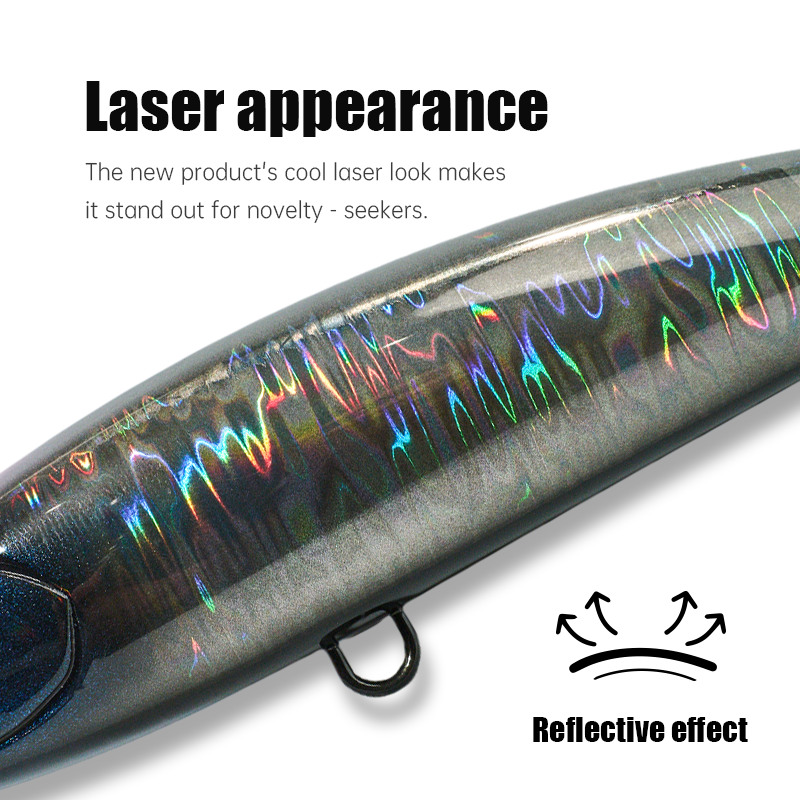 Floating Jerkbait Pencil Sea Saltwater Strong Steel Hook Fishing Lure
