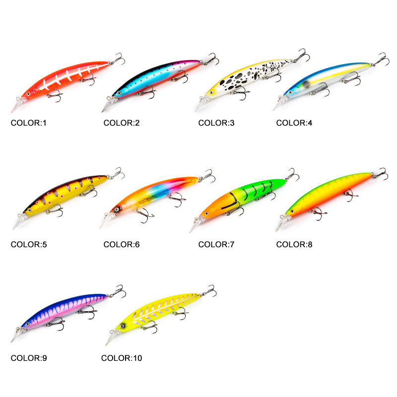110mm 19g Floating Minnow Fishing Lure 6080