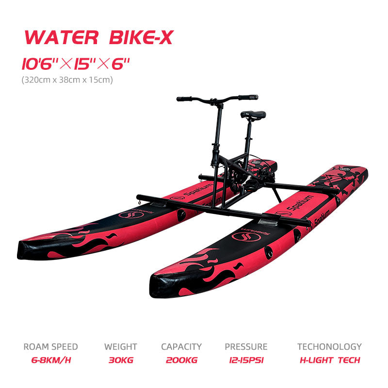 single model water bike inflatable front cushion