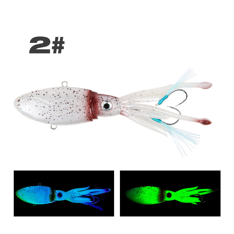 Squid jig Lead Assist Hook Trolling sinking saltwater lure