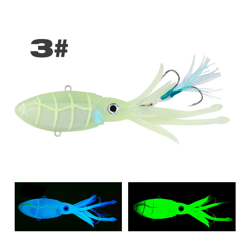 Squid jig Lead Assist Hook Trolling sinking saltwater lure
