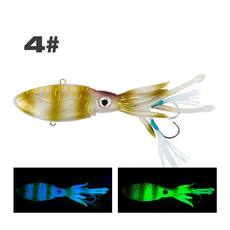 Squid jig Lead Assist Hook Trolling sinking saltwater lure