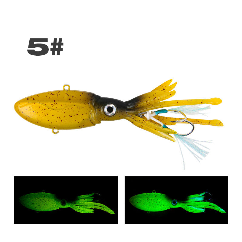 Squid jig Lead Assist Hook Trolling sinking saltwater lure