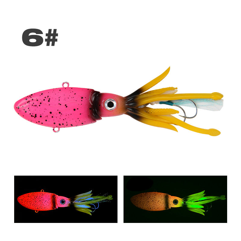 Squid jig Lead Assist Hook Trolling sinking saltwater lure