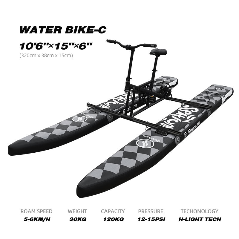 single model water bike inflatable front cushion