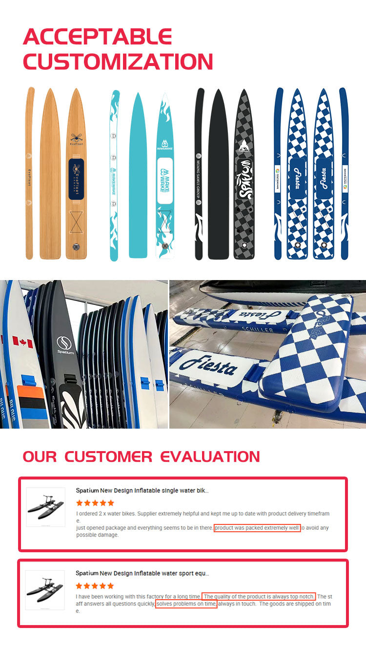 single model water bike inflatable front cushion