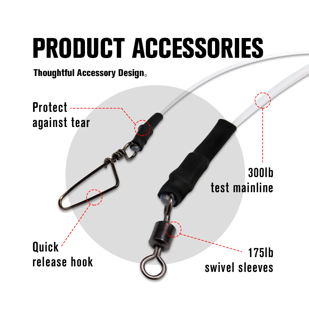 Deep Casting Fish Rig with 5 Hooks Line Group Marlin Sea Tackle Big Game Fishing Trolling Jig